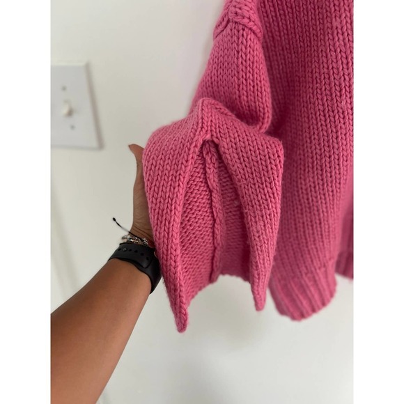 One Teaspoon Hot Pink Winona Keyhole open back sweater - Picture 8 of 10